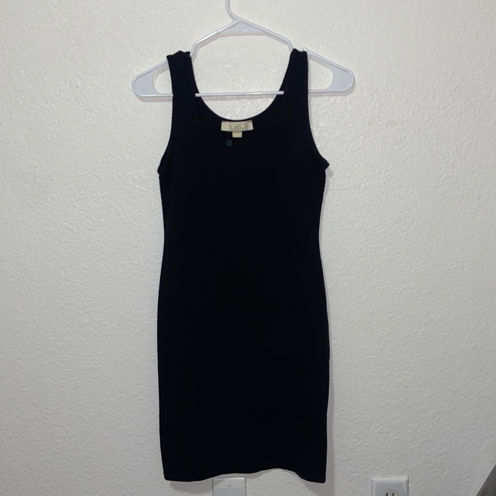Black tight dress